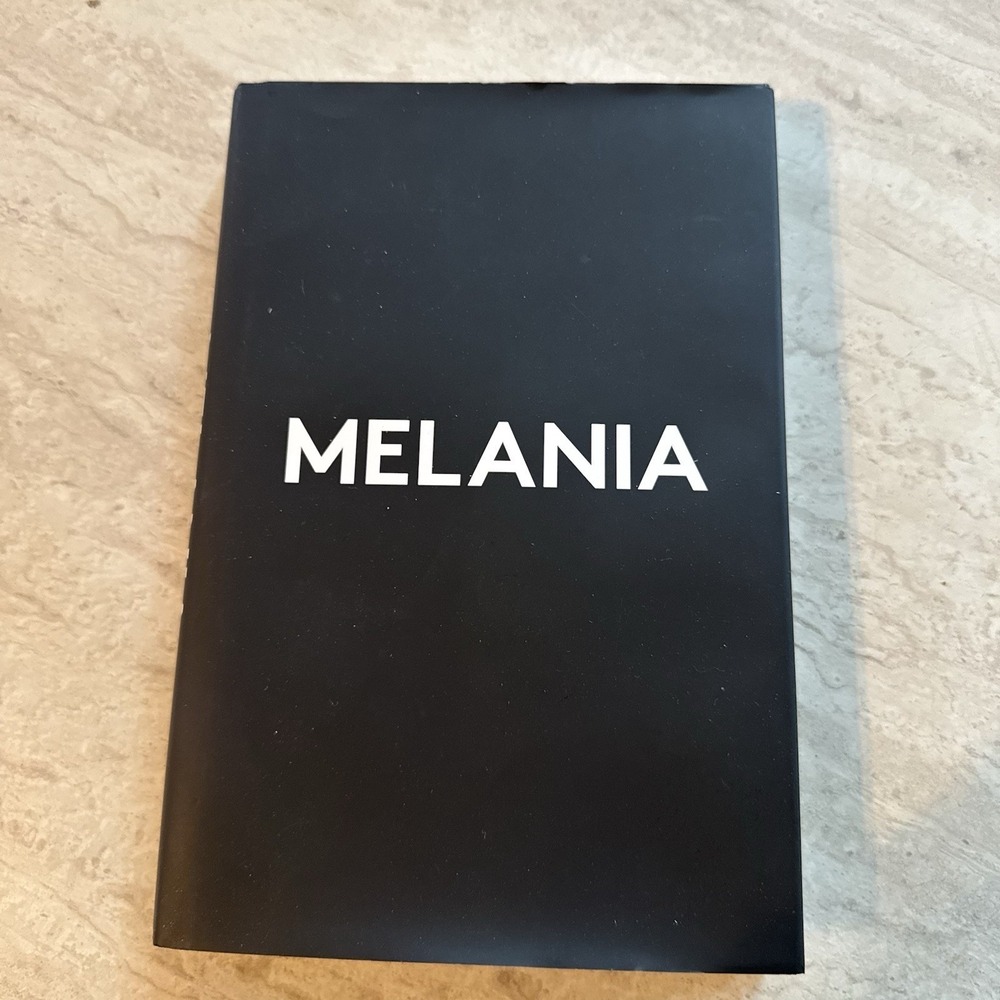 Melania A Memoir Hardback Cover Book Black